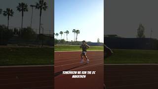 Tomorrow is the OC Marathon chasing a sub 3 PR running runeveryday run motivation longrun [upl. by Forester]