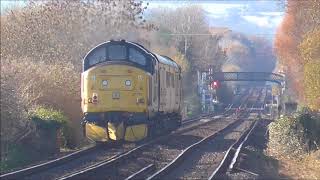 Colas Rail Class 37175  37116 Working 1Q56 Test Train Tonbridge  Woking  251117 [upl. by Condon]