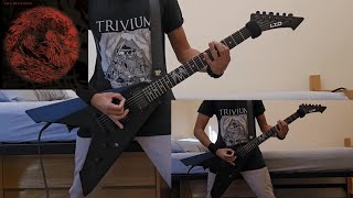 Trivium  The Deceived Full Guitar Cover  Solos [upl. by Llirred]