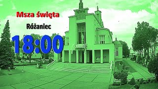 1110 g1800 Msza święta na żywo  Różaniec  NIEPOKALANÓW – bazylika [upl. by Kos238]