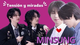 MINSUNG NEW MOMENTS 2024  LEE KNOW AND HAN  STRAY KIDS [upl. by Hsinam]