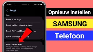 Hoe Samsungtelefoon terugzetten naar fabrieksinstellingen [upl. by Labannah]