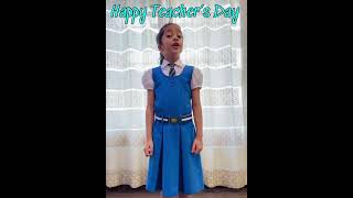 Teachers Day Poem Acrostic Poem for kids Teacher Day Acrostic Poem for Kids Kids Poem for Teacher [upl. by Wendall]