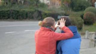 Some girl picking her boyfriends face in Florence [upl. by Dnalloh]