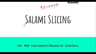 Salami Slicing Research and Publication ethicsPhd Coursework unit2 [upl. by Grimbly]