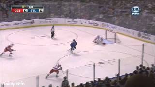 Vladimir Tarasenko  Two 2 Goals in his NHL debut  StLouis Blues  Detroit Red Wings HD [upl. by Ailil]