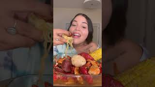 SEAFOOD BOIL MUKBANG  EATING SHOW  CRAWFISH BOIL  ASMR EATING SEAFOOD BOIL MUKBANG [upl. by Karyl]