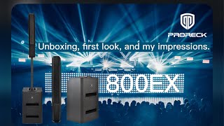 ProReck 800EX unboxing first look and my first impressions [upl. by Godfry280]