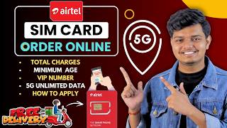 Airtel Postpaid Sim Online Order  How to Order Airtel Sim Online  Detailed Explained [upl. by Haleelahk]