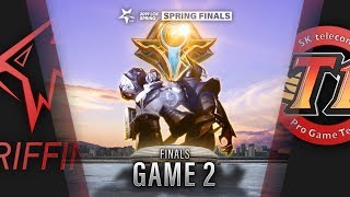 잠쉴리마의 황제 앞에 무릎 꿇어라 그리핀 vs SKT 하이라이트1904132019 LCK SPRING [upl. by Daloris934]