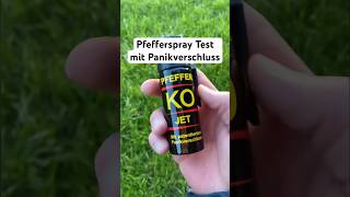 Pfefferspray Test mit Panikverschluss 💨🌶️🔥 [upl. by Irahcaz]