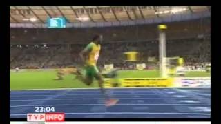 USAIN BOLT 200m rekord PL [upl. by Korrie]