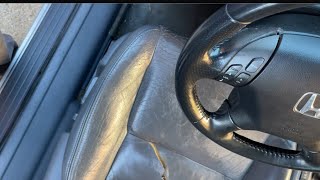 0307 Honda accord recliner seat problem EASY FIX [upl. by Gyimah488]