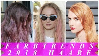 Coole haarfarben trends 2018 damen [upl. by Siger]