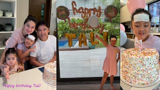 Talitha Maria quot Tali quot Luna Sotto 7th Birthday❤️Vic Sotto at Pauleen Luna Naghanda ng Simple Bday [upl. by Ferro]