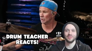 Drum Teacher Reacts Chad Smith  The Kill Blind Take [upl. by Arres139]