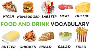 English Vocabulary 100  Food and Drink Vocabulary  LEARN ENGLISH [upl. by Anirtep]