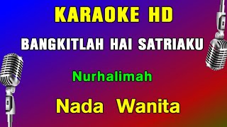 MATAHARIKU  KARAOKE NADA WANITA  NOERHALIMAH [upl. by Eerahs]