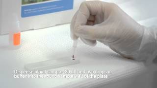 Biohit Celiac Quick Test  easy and quick finger prick sample [upl. by Aisatsana]