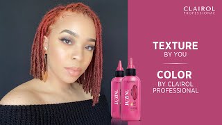 HOW TO SPICE UP YOUR LOCS AT HOME WITH JAZZING HAIR COLOR BY CLAIROL PROFESSIONAL [upl. by Ellohcin222]