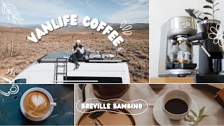 How I Make Coffee in My Van  Breville Bambino Espresso Machine 2 Year Update Honest Review [upl. by Ltihcox]