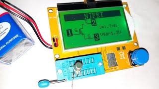 Component Tester recognize Transistors FET Capacitors Inductors Resistors [upl. by Adnawak]