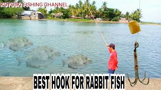 BEST HOOK FOR RABBIT FISH  CATCH RABBIT FISH  TRADITIONAL FISHING [upl. by Draude]