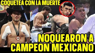 NOQUEAN A CAMPEON MUNDIAL MEXICANO Y ZURDO RAMIREZ SE LUCE CONTRA BOXEADOR QUE CASI NOQUEA A BIVOL [upl. by Krum902]