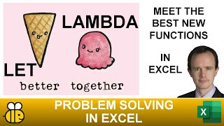 LET and LAMBDA  getting started with the two best functions in modern Excel [upl. by Hnid]