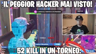 Ho TROVATO il PEGGIOR HACKER MAI VISTO su FORTNITE in un TORNEO [upl. by Annovaj]