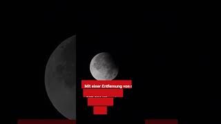 Doppeltes Himmelsphänomen Supermond und partielle Mondfinsternis am fränkischen Nachthimmel [upl. by Christy]