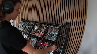 Techno  Live Jam session  Aria Marzen  Eurorack [upl. by Kalina]