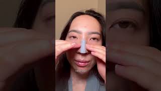 Do nose pore patches really work  pores skincare peach slices nose strips hydrocolloid patch [upl. by Ula]