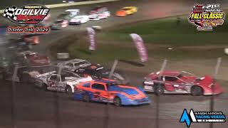 Ogilvie Raceway WISSOTA Super Stock AMain 21st Annual Fall Classic 10524 [upl. by Coffey784]