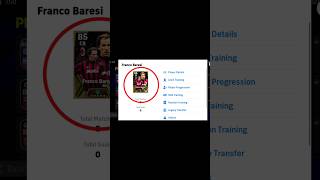 103 Franco Baresi Best Training Guide Efootball pesarea efootball shorts freefire epic [upl. by Bentley16]