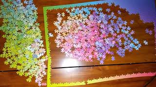 1000 piece gradient puzzle time lapse by cloudberries [upl. by Elisee]