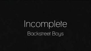 Backstreet Boys  Incomplete lyrics [upl. by Adnahsor59]