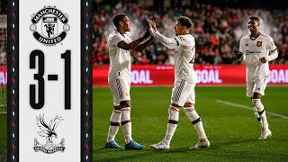 Rashford Martial amp Sancho 🔥  Man Utd 31 Crystal Palace  Highlights [upl. by Hgielanna]