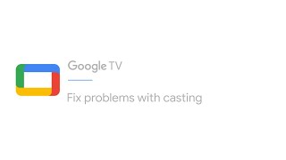 Fix problems with casting  Google TV [upl. by Ayres237]