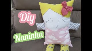 COMO FAZER NANINHA  passo a passo  Childrens pillow  almohada infantil [upl. by Gnni]