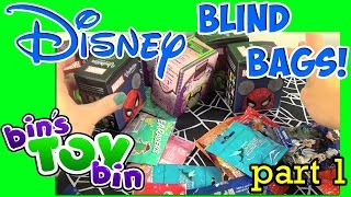 Disney World Bag Opening Pt 1  Collector Packs amp Mystery Pins by Bins Toy Bin [upl. by Cullen]