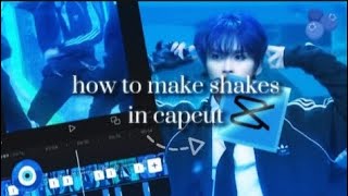 how to make shakes in capcut tutorial [upl. by Asilegna]