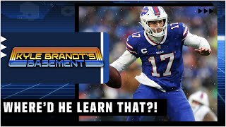 Josh Allen’s GYMNASTICS coming in clutch Plus Dolphins rematch  Kyle Brandt’s Basement [upl. by Dietrich874]