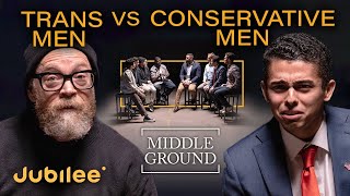 Trans vs Conservative Men Is Masculinity Disappearing in America  Middle Ground [upl. by Itsrejk112]