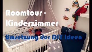 Roomtour Kinderzimmer – Umsetzung der DIY Ideen [upl. by Minni815]