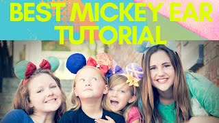 How to Make your Own Mickey Ears for Disneyland [upl. by Guibert339]