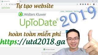 Đưa MIỄN PHÍ Uptodate Offline lên trang web của riêng bạn  Hướng dẫn y khoa [upl. by Teodoor]