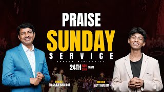 PRAISE SUNDAY SERVICE  LIVE STREAMING 241124  DR SHAJI SHALOM  BR ABY SHALOM SHALOM MINISTRIES [upl. by Gader]