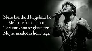 Saanson Ko LYRICS  Arijit Singh I Moral Arijit [upl. by Nalo]