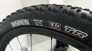 Maxxis Aspen review and initial impressions vs Specialized tires [upl. by Niar435]